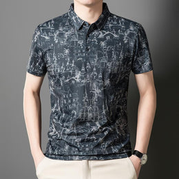 Men Tropical Printed T-shirt