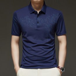 Men Polo Collar T-shirt