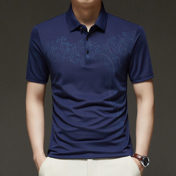 Men Polo Collar T-shirt