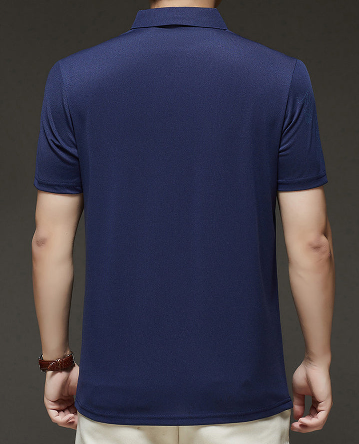 Men Polo Collar T-shirt