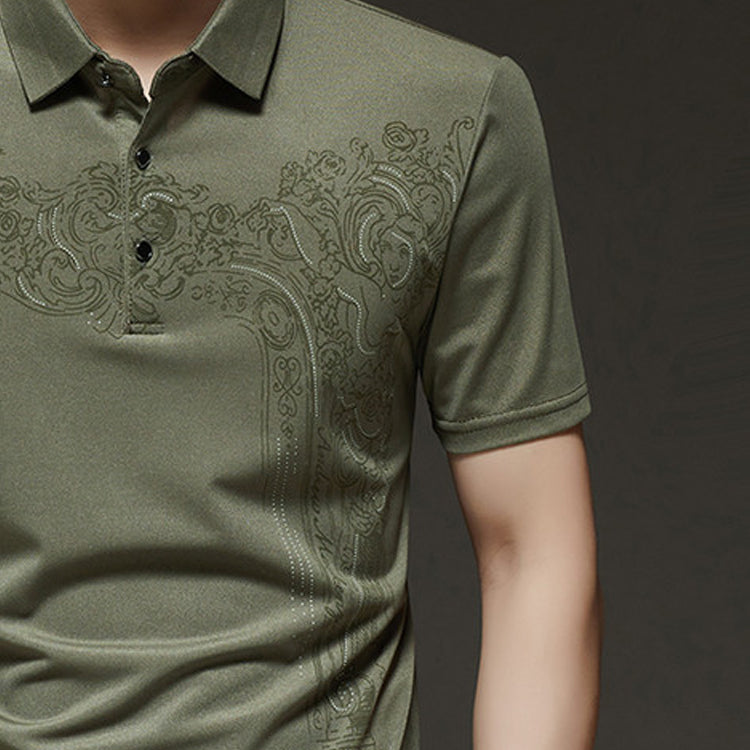 Men Polo Collar T-shirt