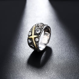 Silver-Plated  Adjustable Finger Ring