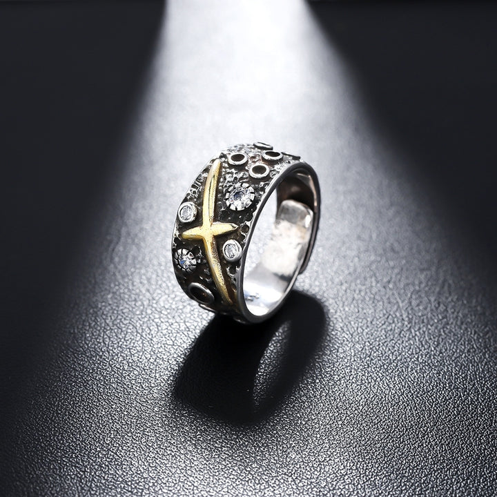 Silver-Plated  Adjustable Finger Ring