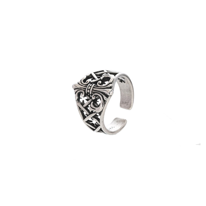 Silver-Plated  Adjustable Finger Ring
