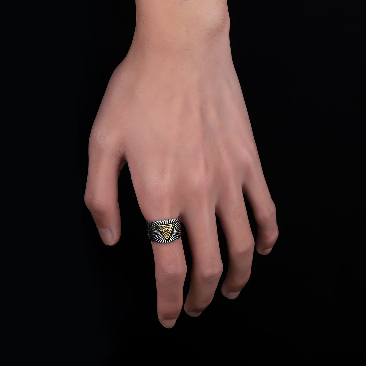 Silver-Plated  Adjustable Finger Ring