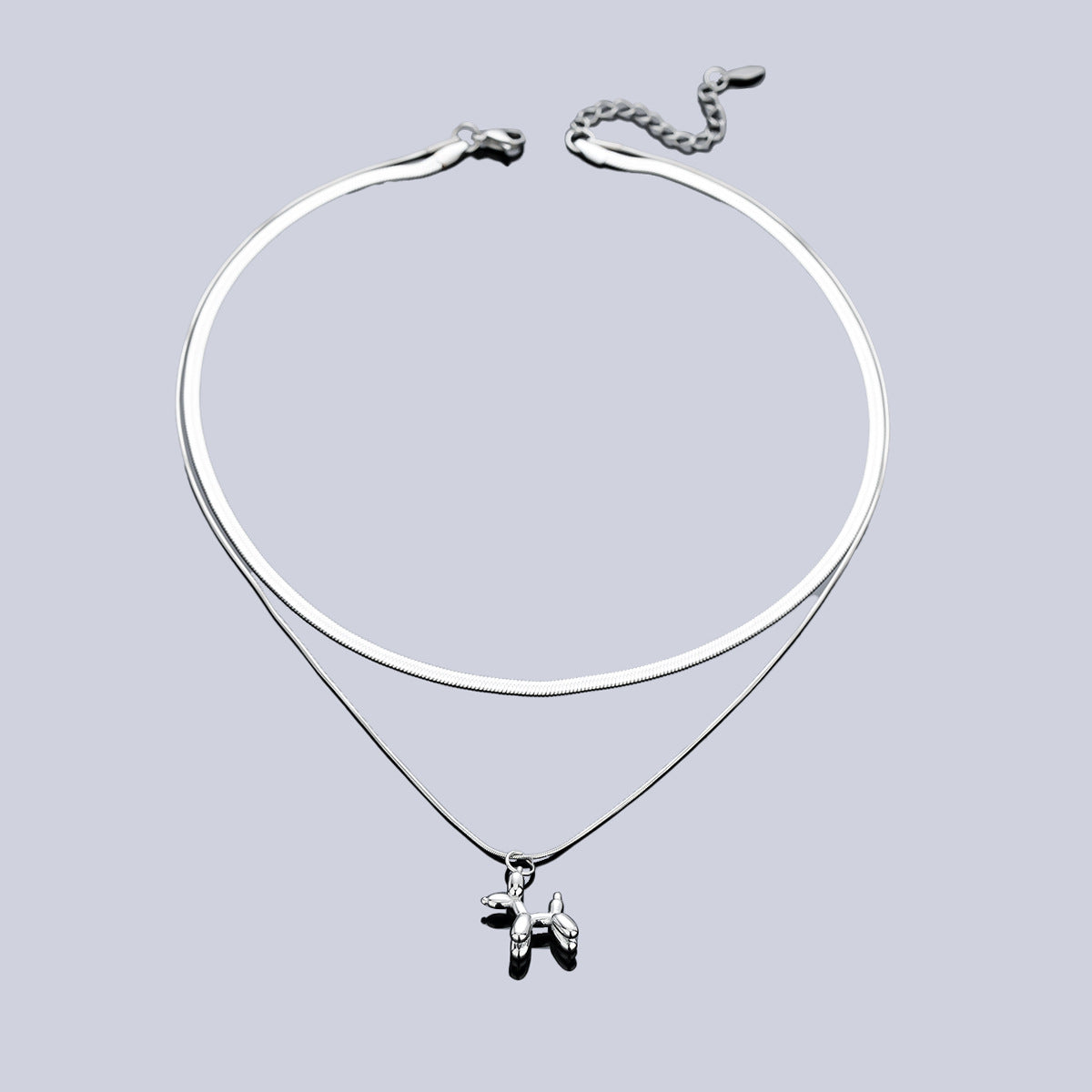 Stainless Steel Silver-Plated Chain