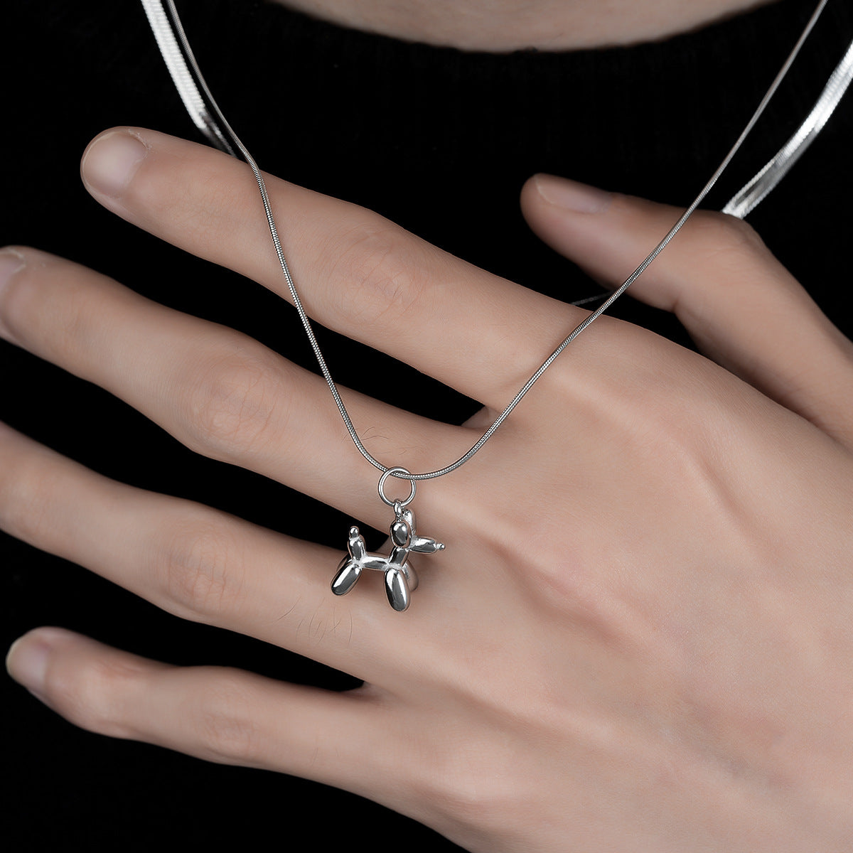 Stainless Steel Silver-Plated Chain