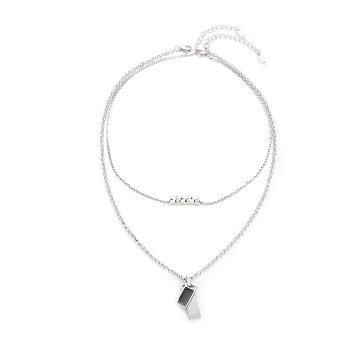 Stainless Steel Silver-Plated Chain