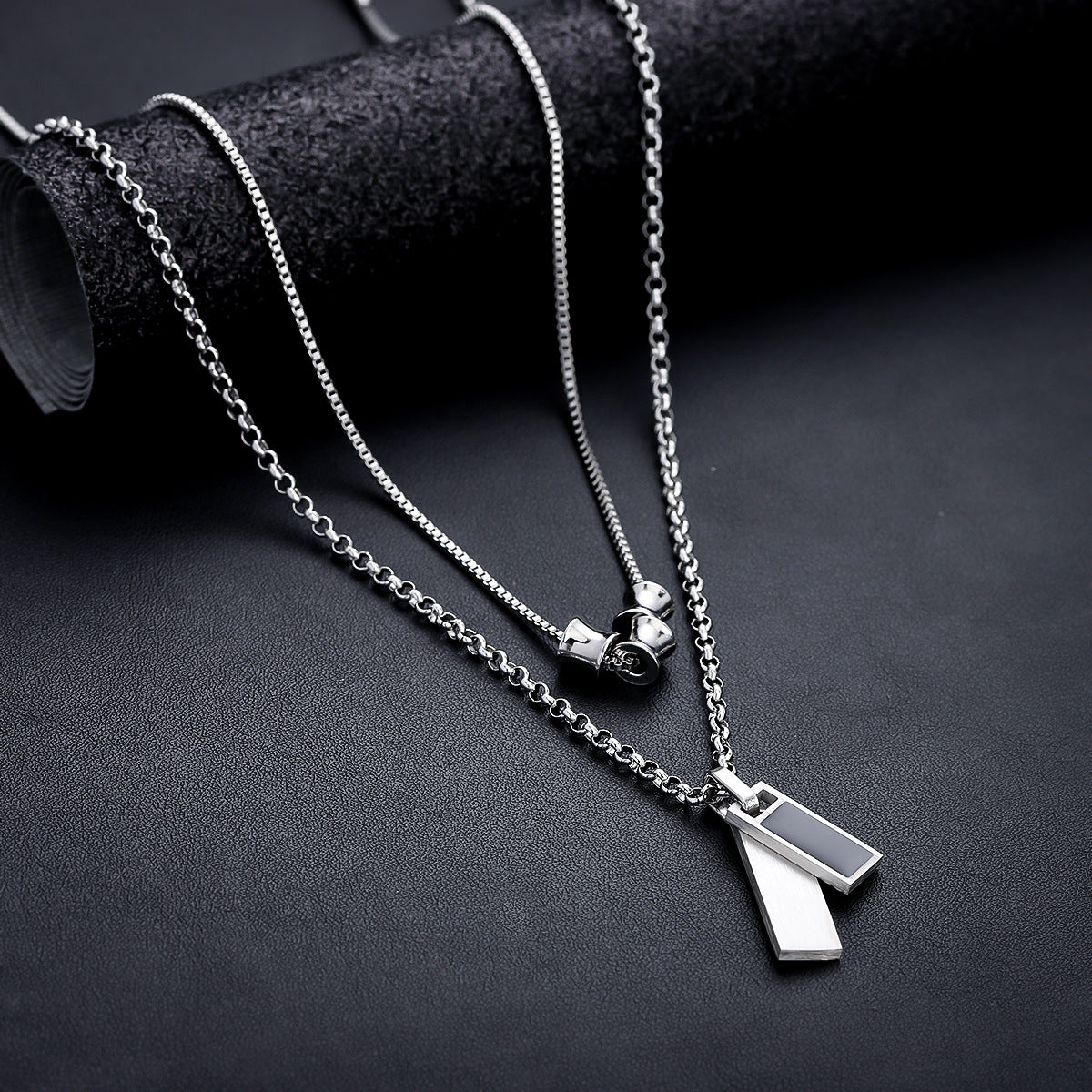 Stainless Steel Silver-Plated Chain