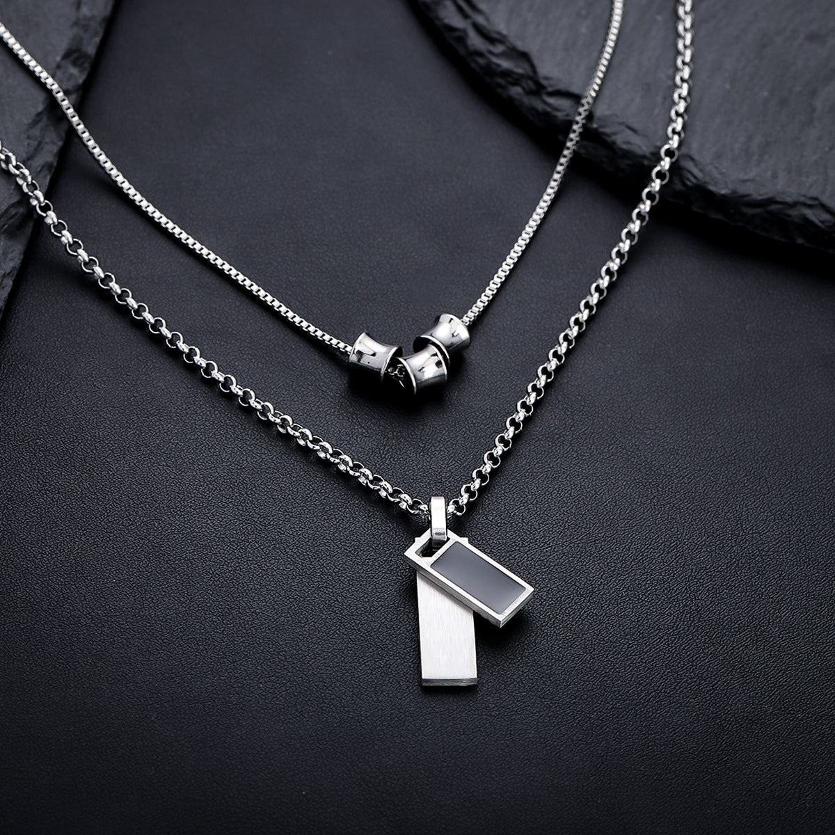 Stainless Steel Silver-Plated Chain