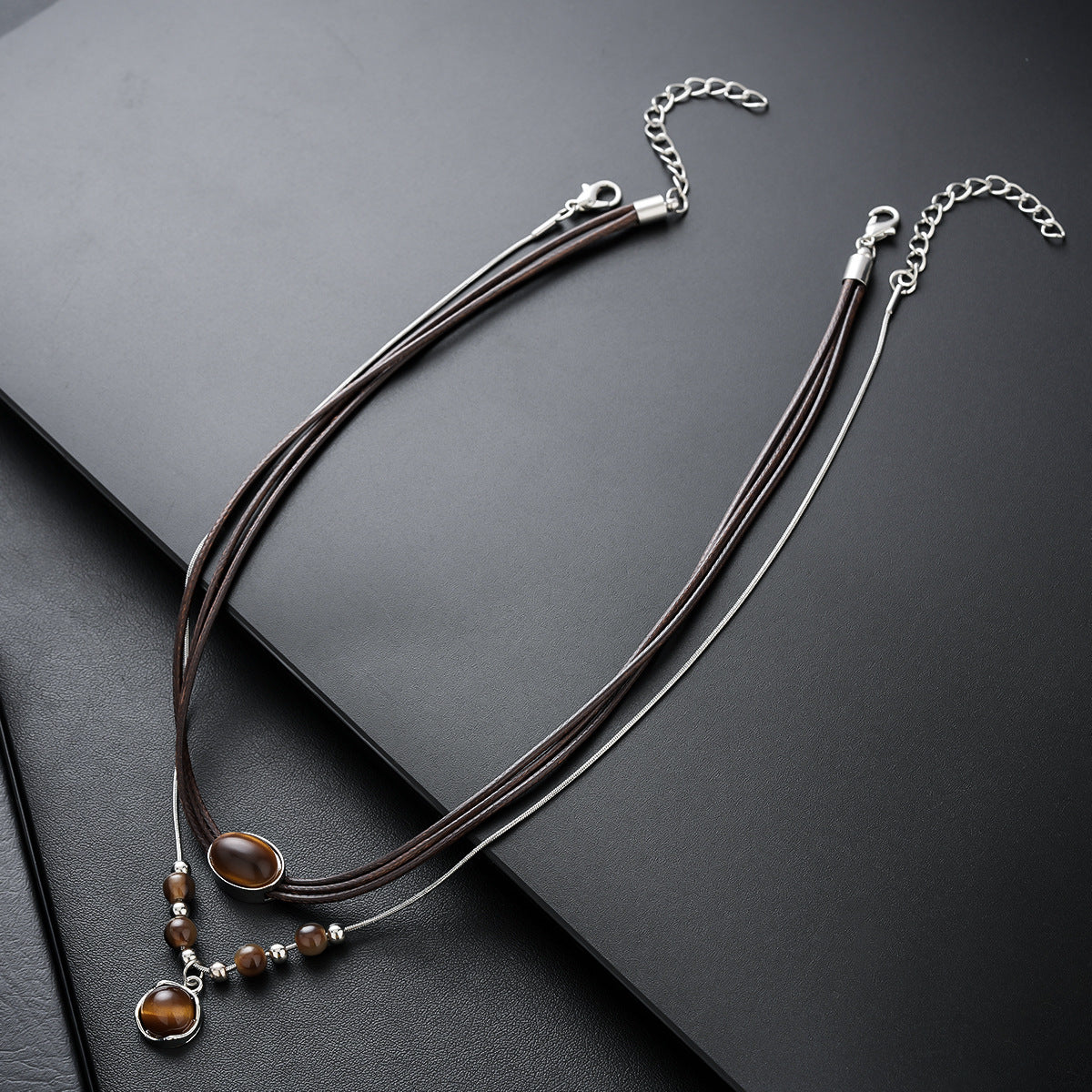 Women Enamelled Minimal Artificial Beads Chain