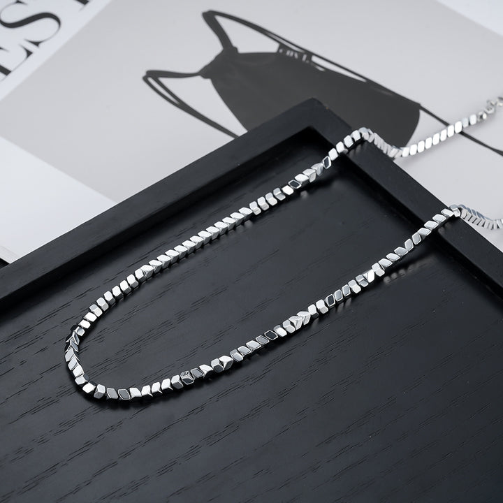 Stainless Steel Silver-Plated Chain
