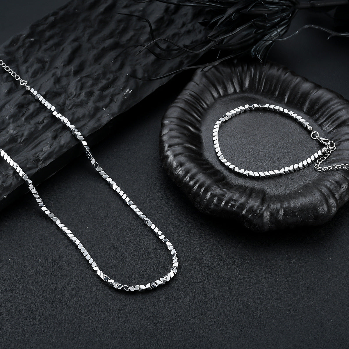 Stainless Steel Silver-Plated Chain