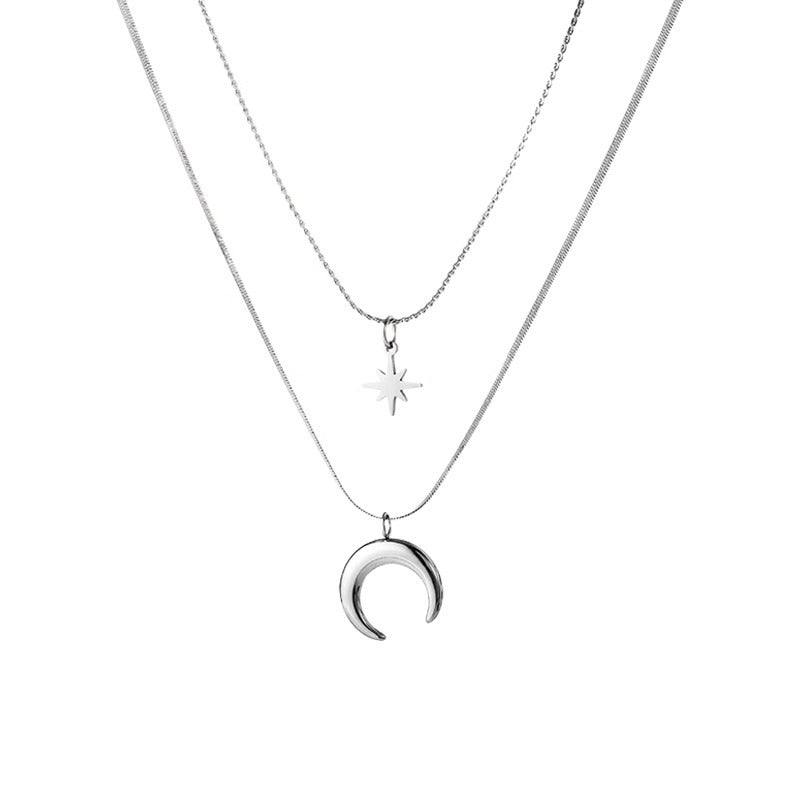 Silver-Plated Stainless Steel Minimal Chain