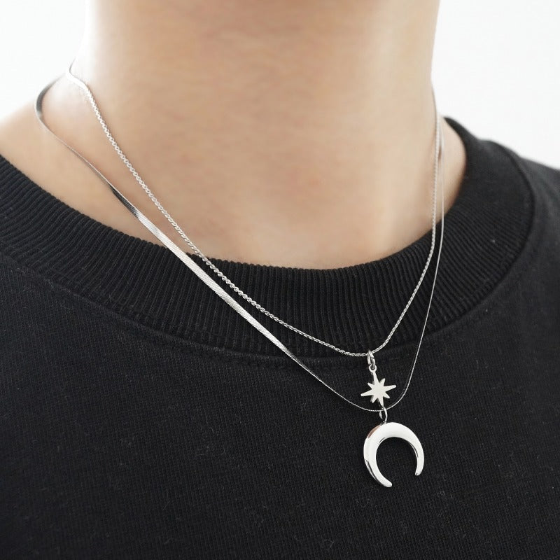 Silver-Plated Stainless Steel Minimal Chain