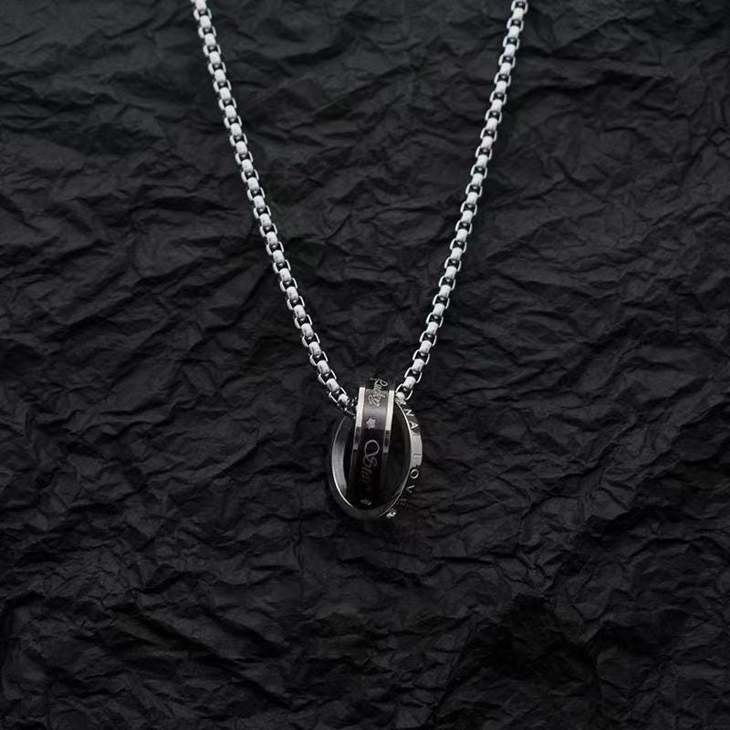Stainless Steel Silver-Plated Minimal Necklace