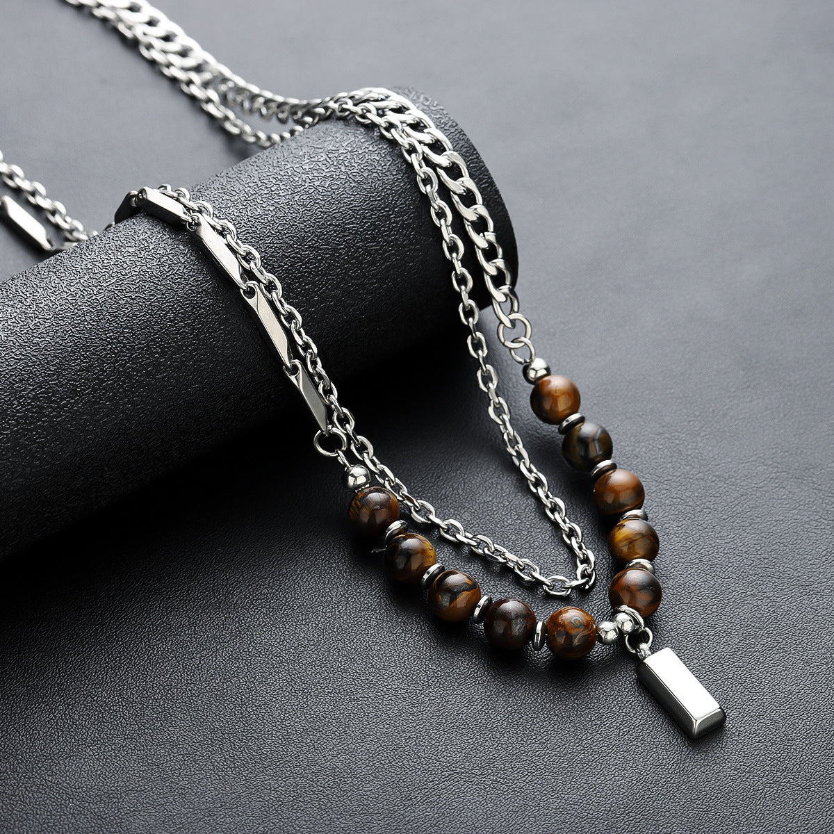 Stainless Steel Silver-Plated Chain