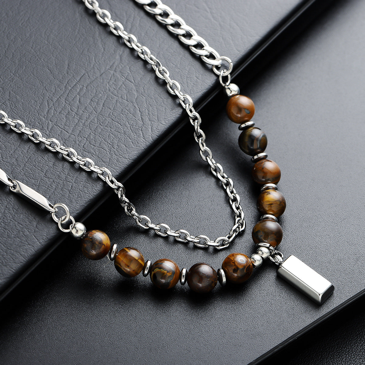 Stainless Steel Silver-Plated Chain
