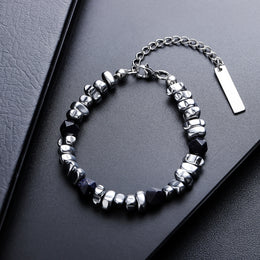 Men Silver-Plated Link Bracelet