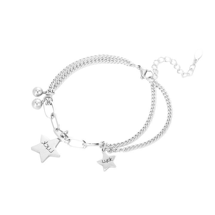 Men Stainless Steel Link Bracelet