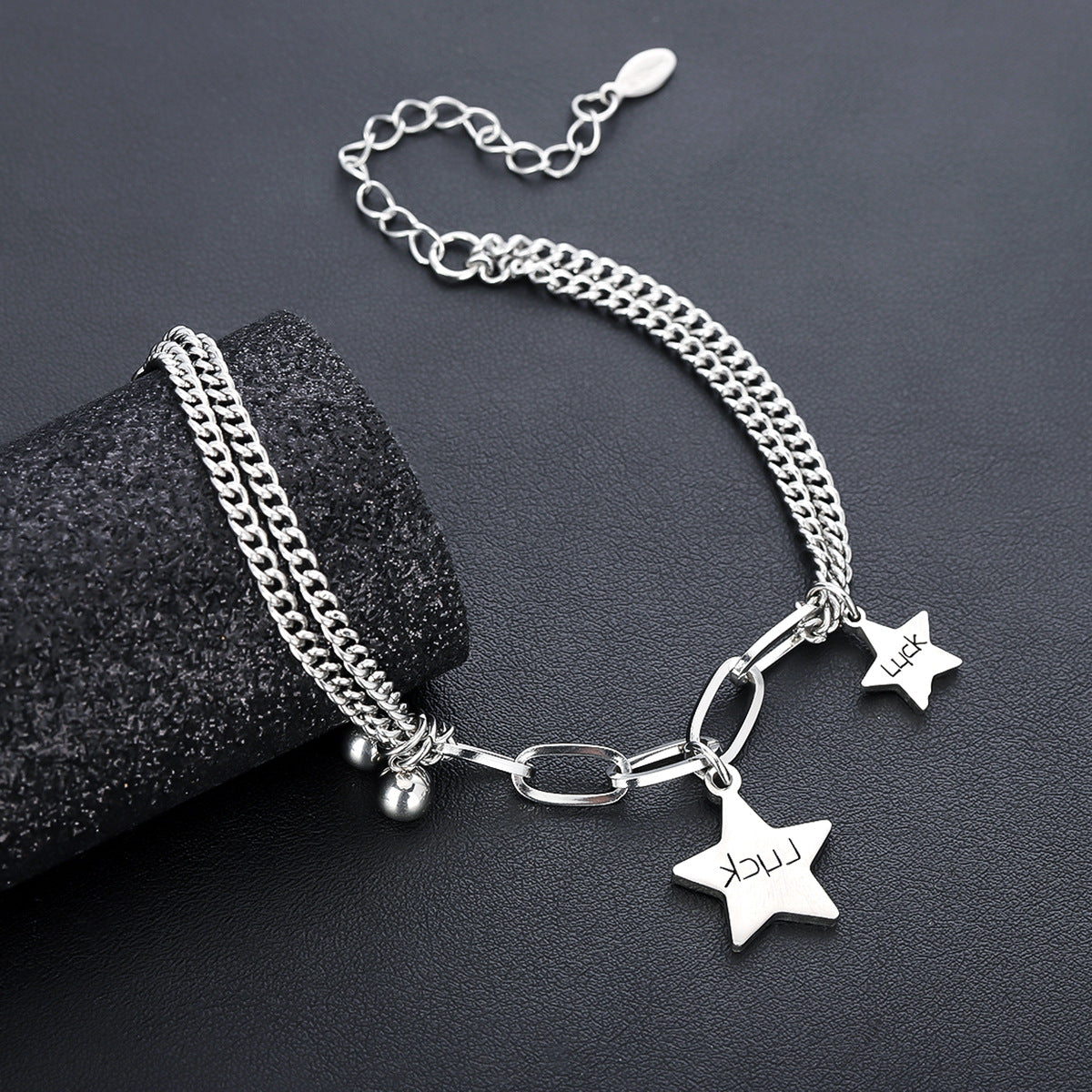 Men Stainless Steel Link Bracelet