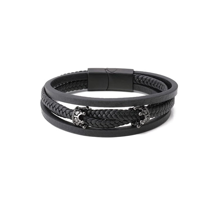 Men Silver-Plated Link Bracelet