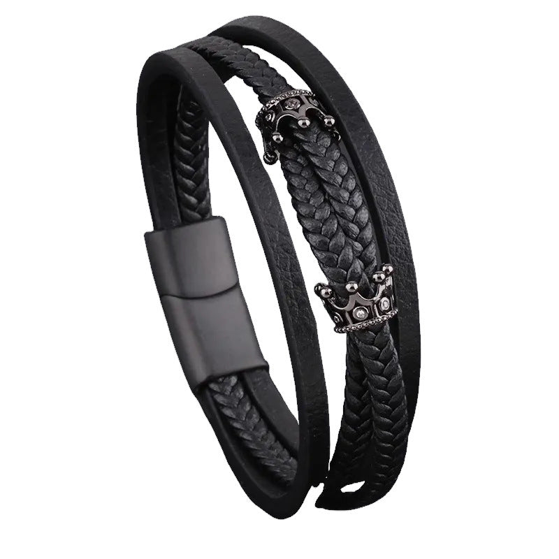 Men Silver-Plated Link Bracelet