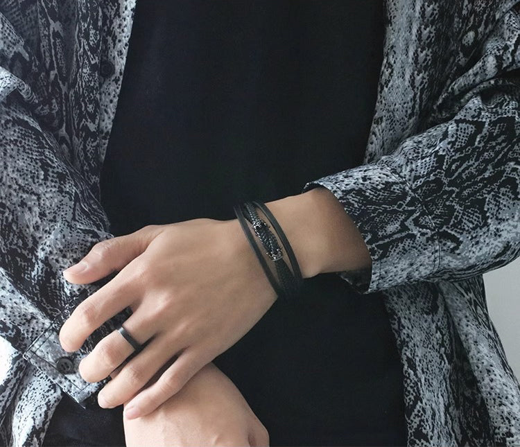Men Silver-Plated Link Bracelet