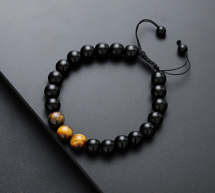 Men Artificial Beads Bracelet