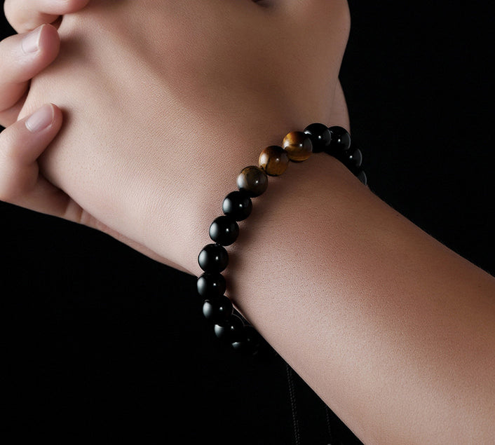Men Artificial Beads Bracelet