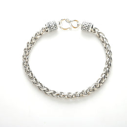 Men Silver-Plated Link Bracelet