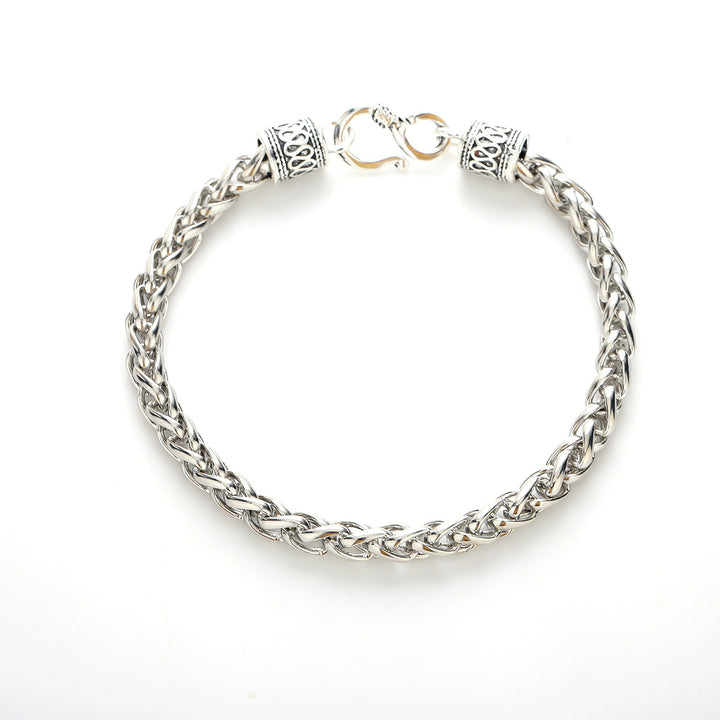Men Silver-Plated Link Bracelet
