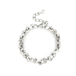 Men Silver-Plated Link Bracelet