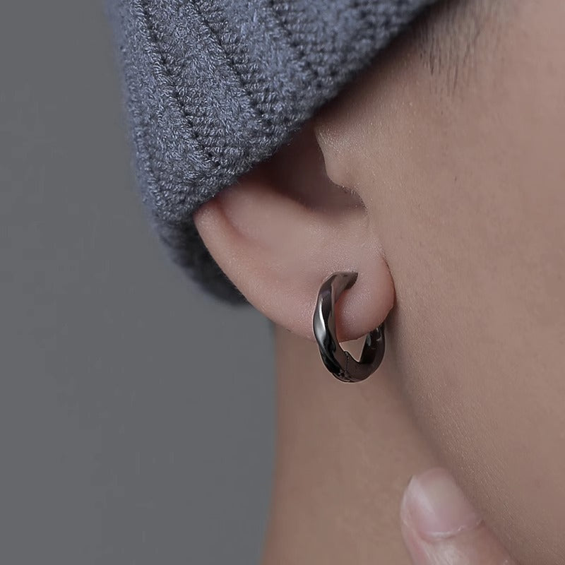 Circular Shaped Hoop Earrings
