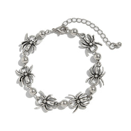 Men Silver-Plated Wraparound Bracelet