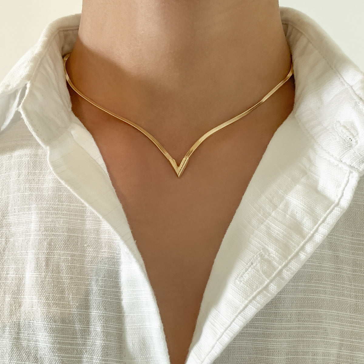 Copper Gold-Plated Minimal Chain
