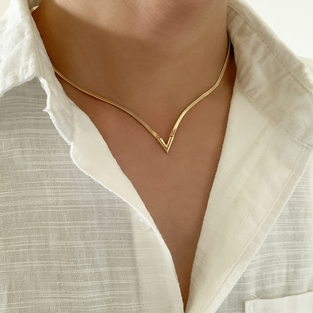 Copper Gold-Plated Minimal Chain