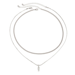 Silver-Plated Minimal Necklace