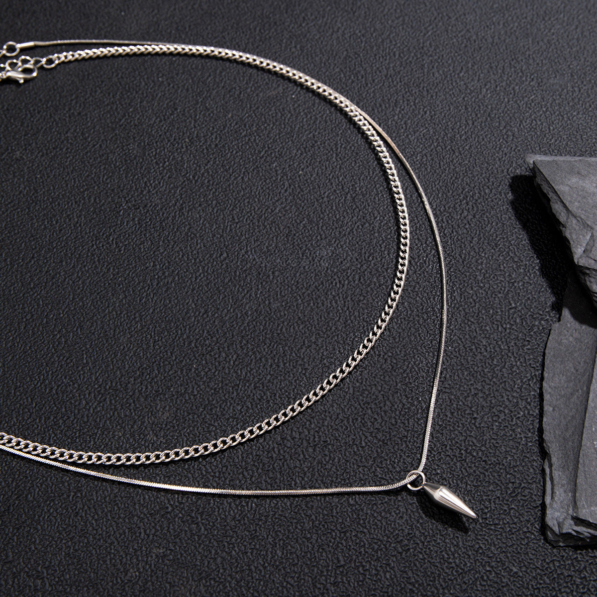 Silver-Plated Minimal Necklace