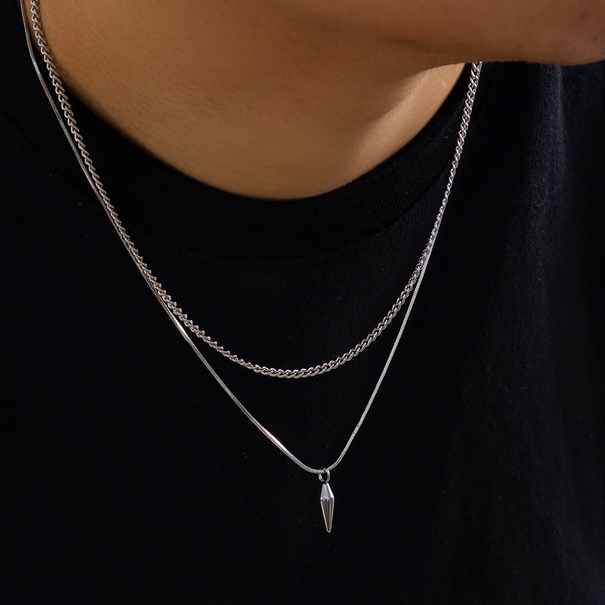 Silver-Plated Minimal Necklace