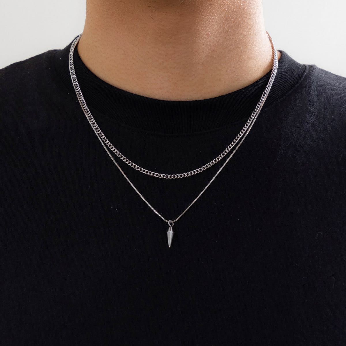 Silver-Plated Minimal Necklace