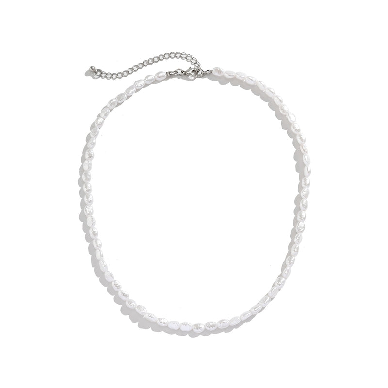 Women Silver-Plated Enamelled Necklace
