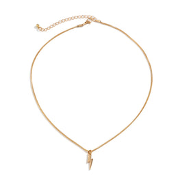 Gold-Plated Contemporary Pendants With Chains