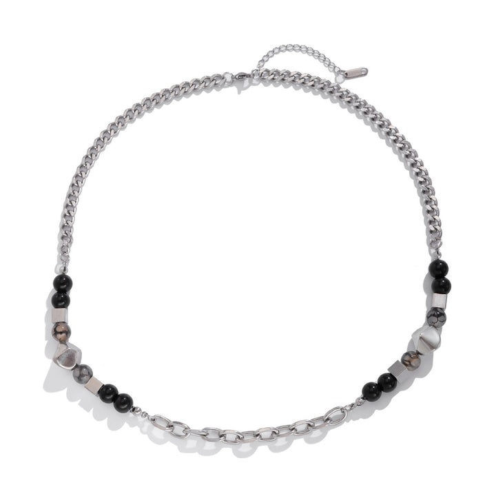 Women Silver-Plated Enamelled Necklace