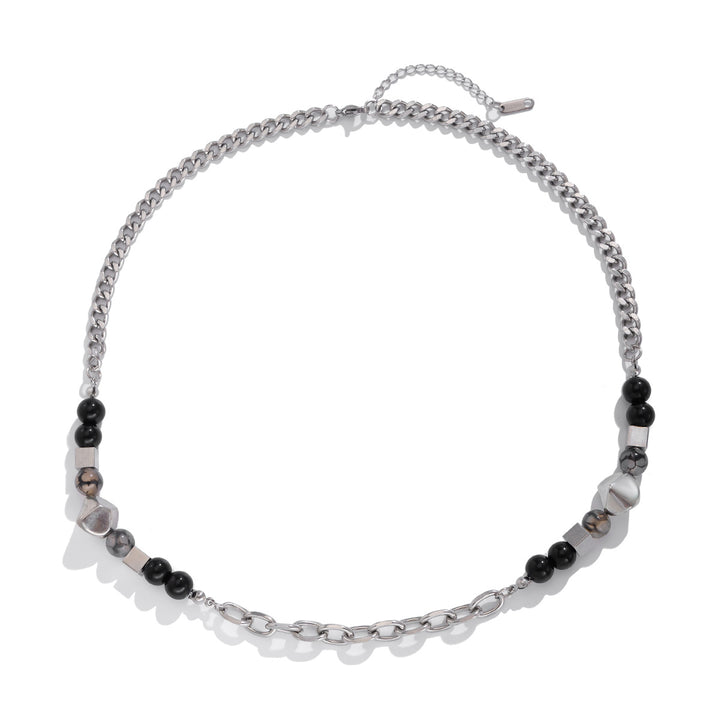 Women Silver-Plated Enamelled Necklace