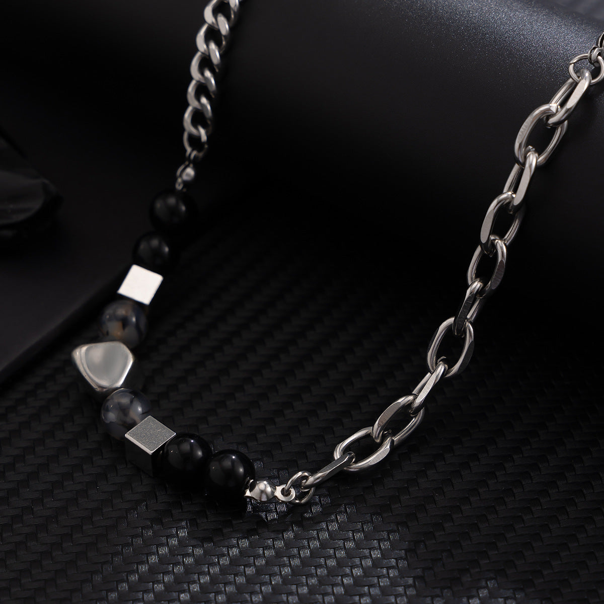 Women Silver-Plated Enamelled Necklace