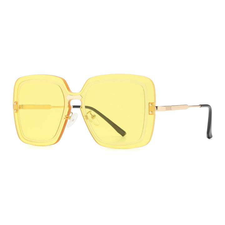 Men UV Protected Oversized Sunglasses M113JS8522C_F