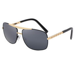 Men Metal Aviator Sunglasses With UV Protected Lens