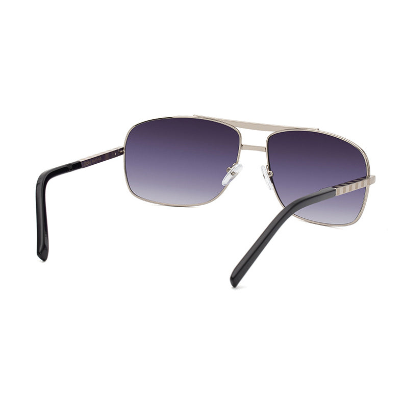 Men Full Rim UV Protected Lens Metal Aviator Sunglasses