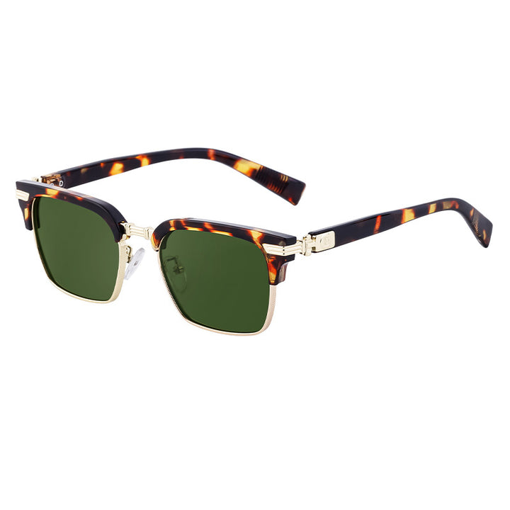 Men Rectangle with Polarised & UV Protected Sunglasses M114498123PC4_F